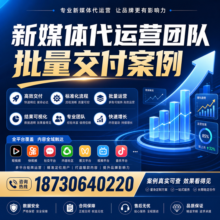 株洲代运营公司多客户账号批量高效交付案例