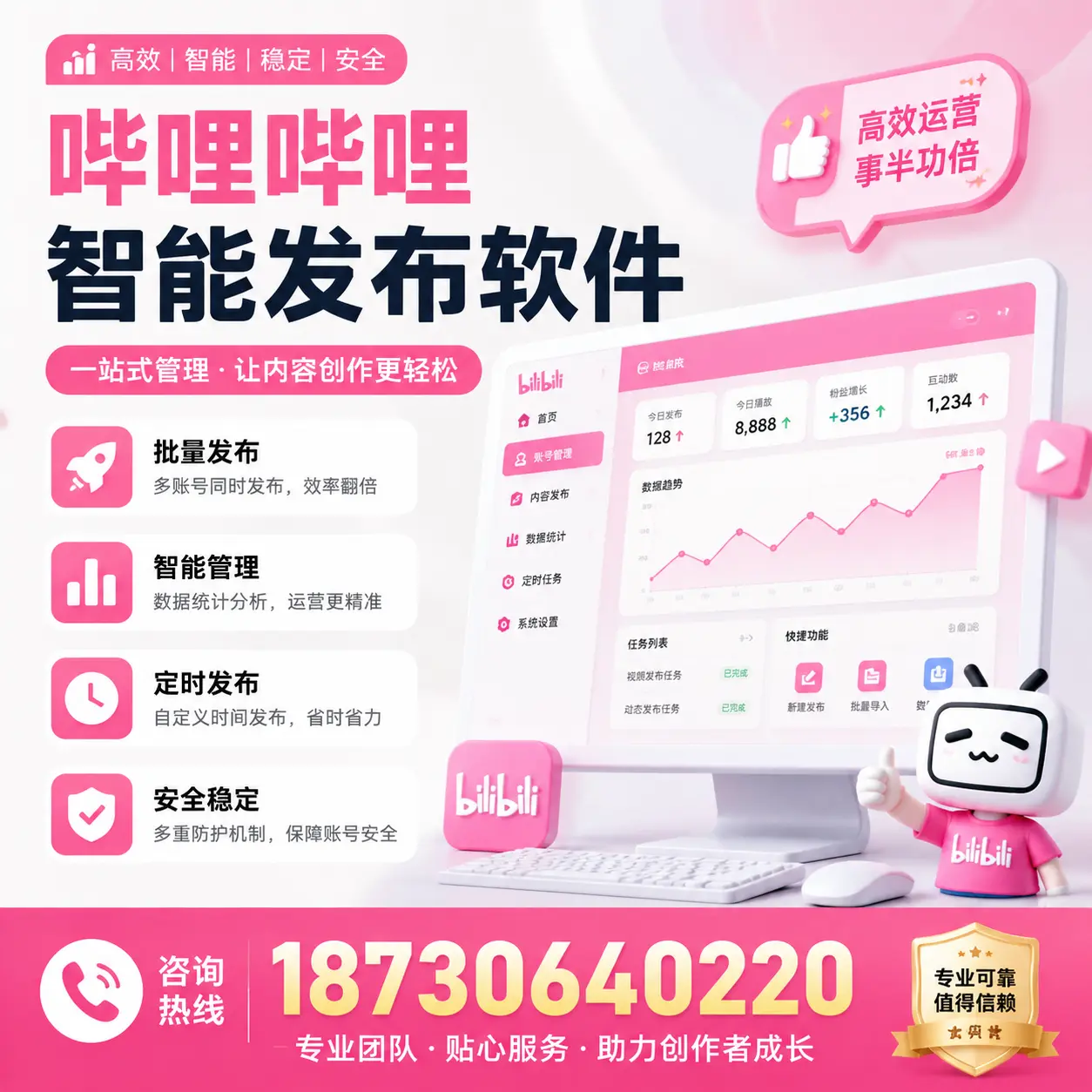 如何评估哔哩哔哩智能发布软件的ROI?株洲 企业必读